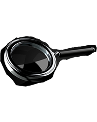 magnifying glass graphic